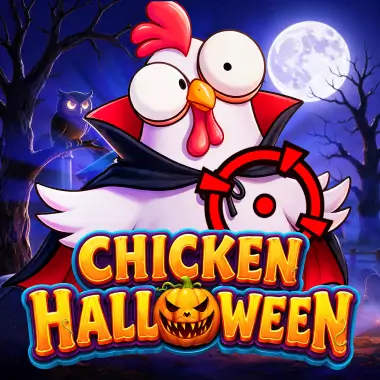 Chicken Halloween game tile